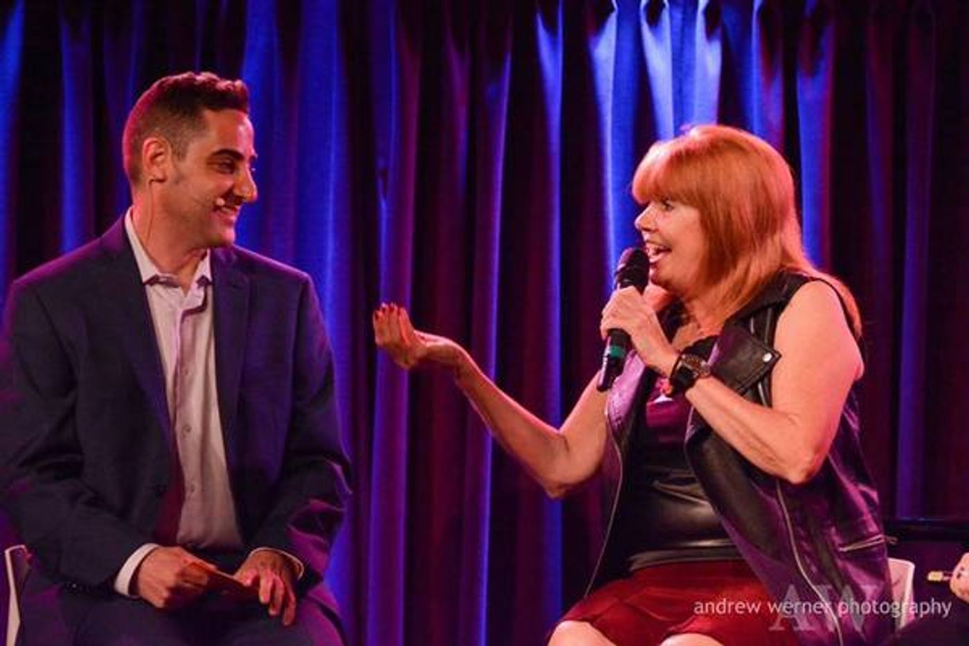 Photo Flash: Annie Golden and More Visit New Talk Show BARING IT ALL WITH CALL ME ADAM  Image