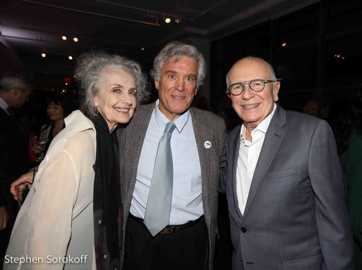 Mary Beth Peil, Casey Childs, Terrence McNally at 