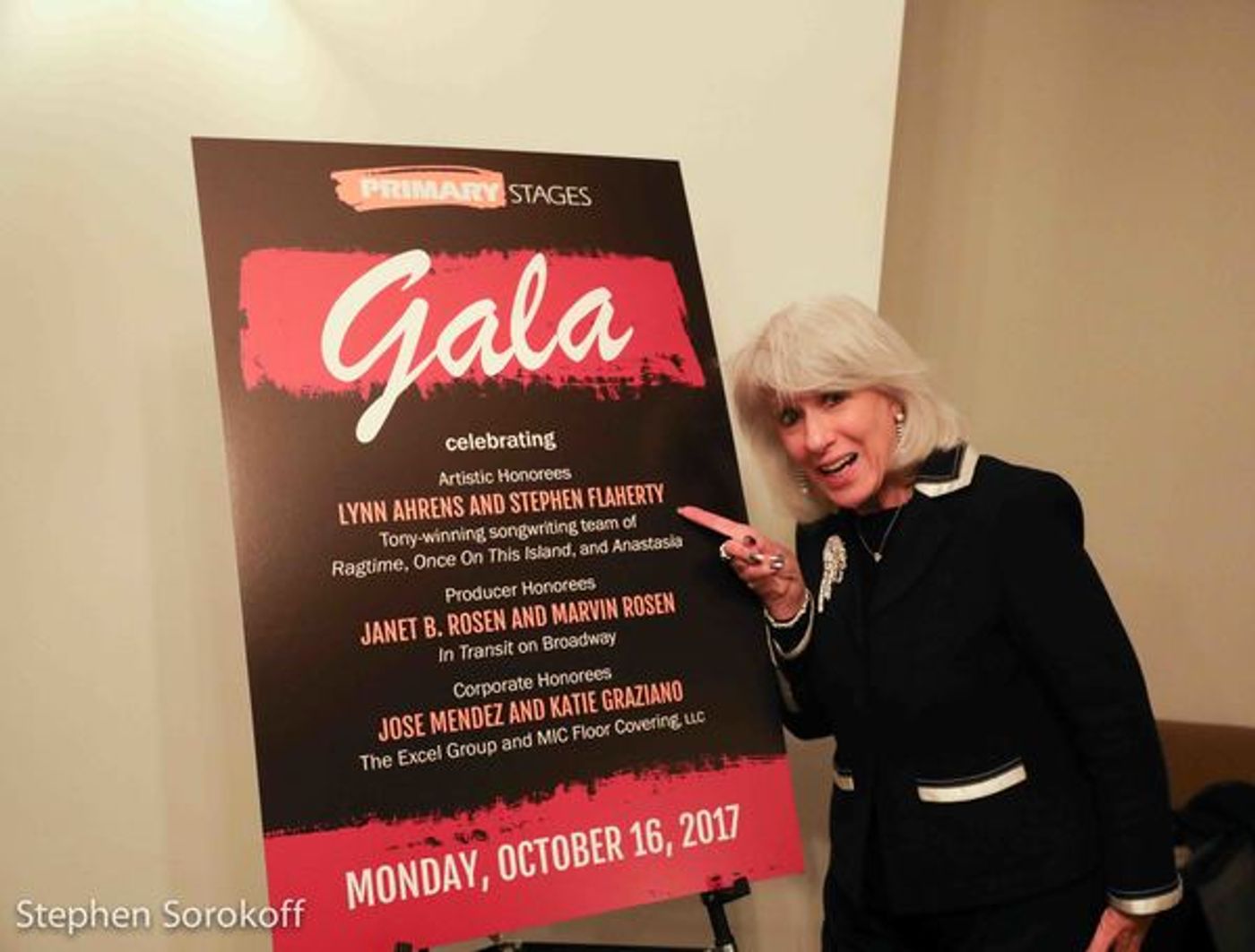Photo Coverage: Primary Stages Honors Lynn Ahrens & Stephen Flaherty at 2017 Gala  Image