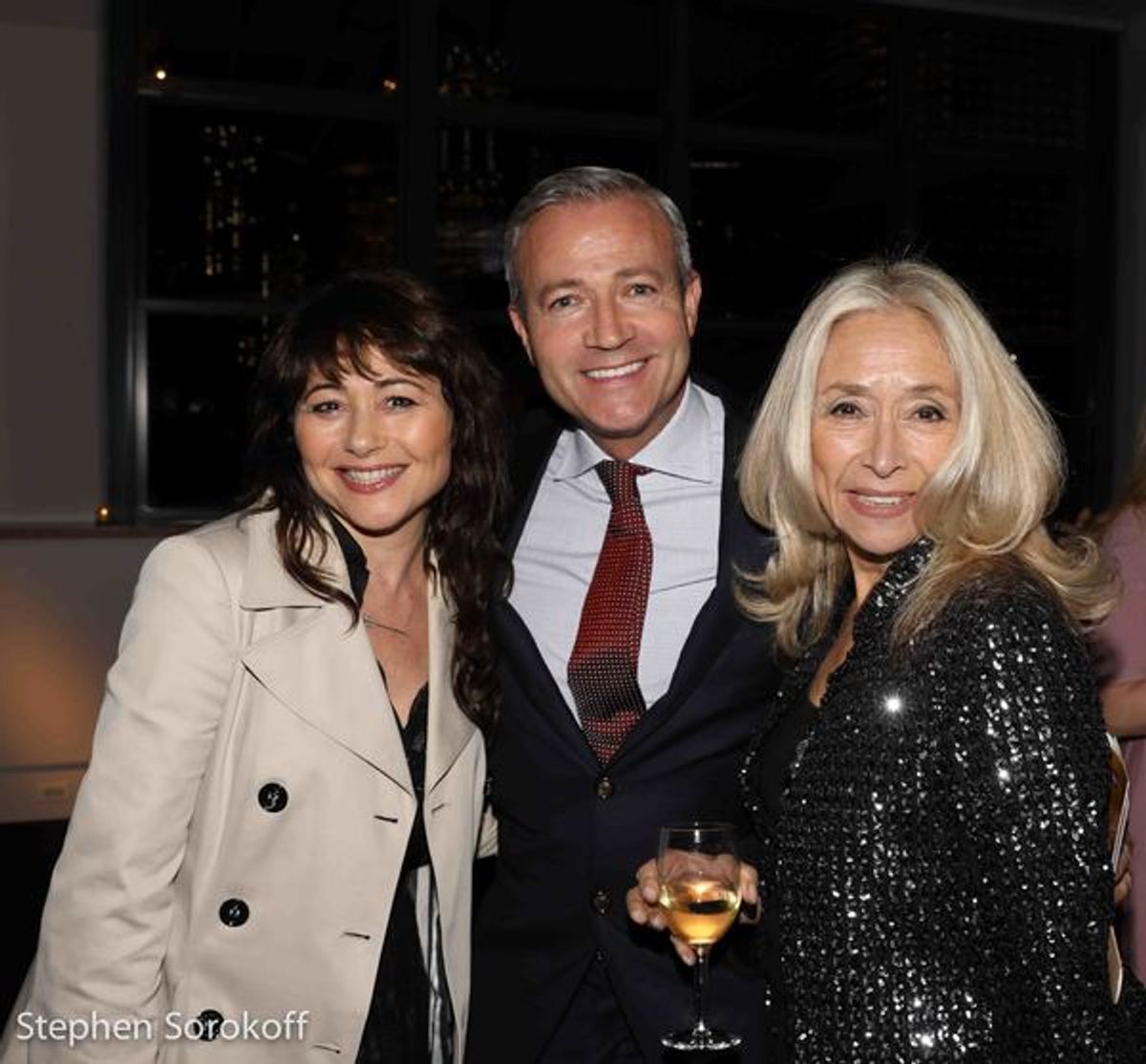 Frances Ruffelle, Andrew Halliday, Eda Sorokoff at 