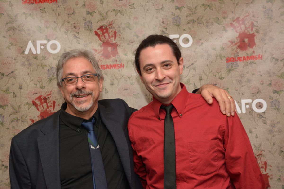 Michael Wolk and Aaron Mark  at 