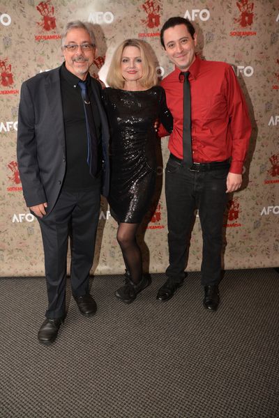 Michael Wolk, Alison Fraser and Aaron Mark Photo