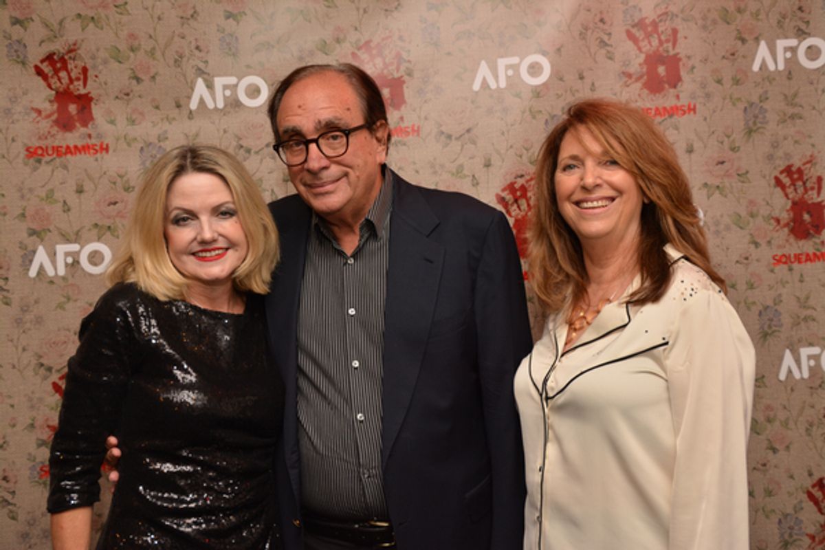 Alison Fraser, R. L. Stine and Gaylen Ross at 