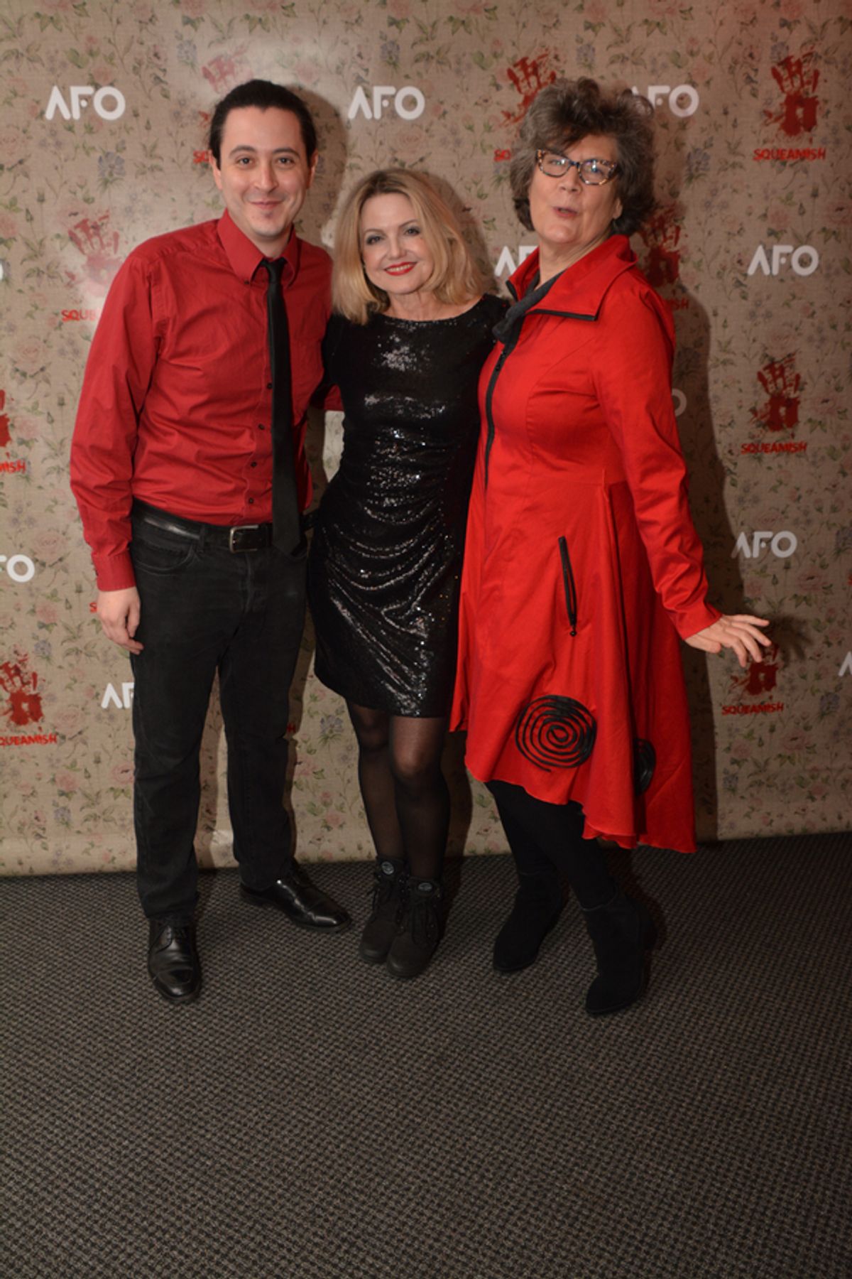 Aaron Mark, Alison Fraser and Kristine Zbornik at 