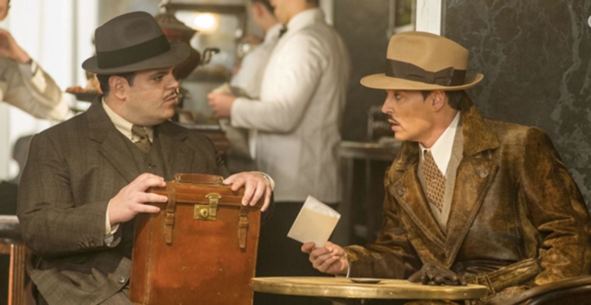 Josh Gad, Johnny Depp at 