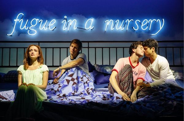 Roxanna Hope Radja, Ward Horton, Michael Urie, Michael Rosen Photo