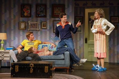 Ward Horton, JackDiFalco, Michael Urie, Mercedes Ruehl Photo