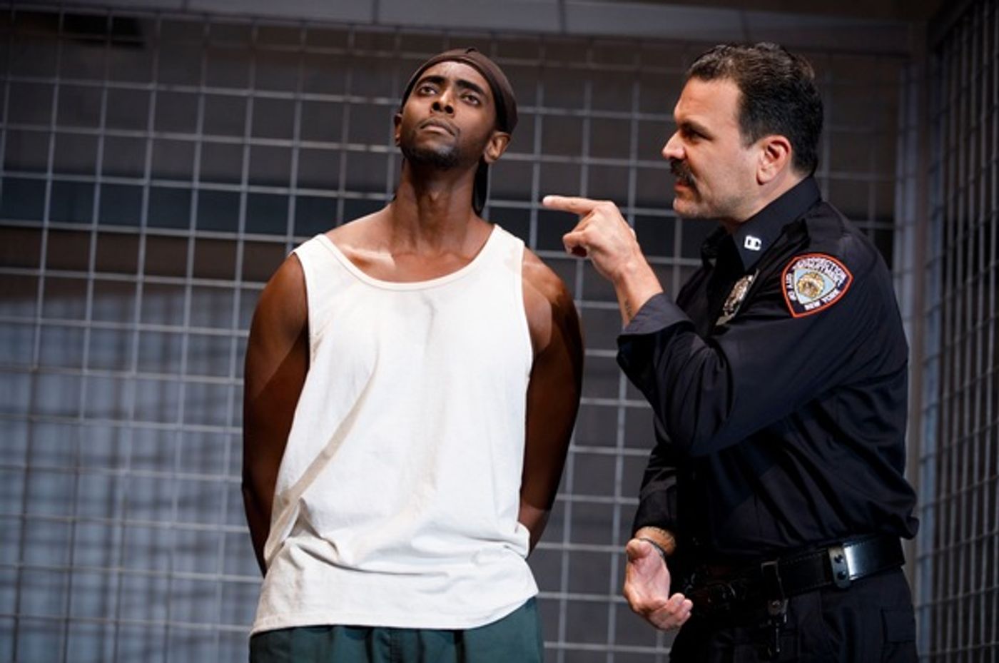 Photo Flash: First Look at Signature Theatre's JESUS HOPPED THE A TRAIN  Image