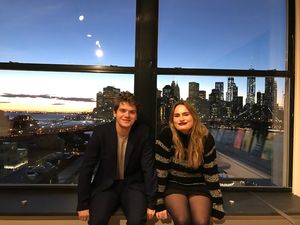 Colton Ryan and Kathryn Gallagher @ BroadwayWorld Colton Ryan and Kathryn Gallagher Photo