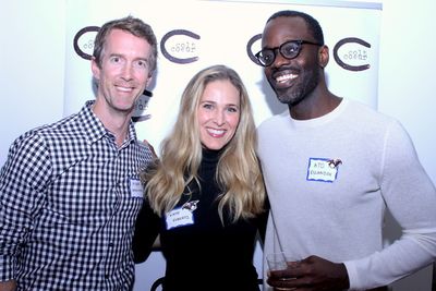 Adam Harrinton, Kate Cullen Roberts and Ato Essando Photo