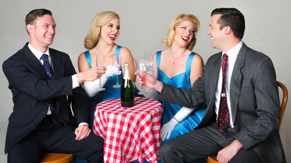 Chaz Feuerstine, Fiona McIntyre, Hannah Zilber, and Jordan Cyphert at 