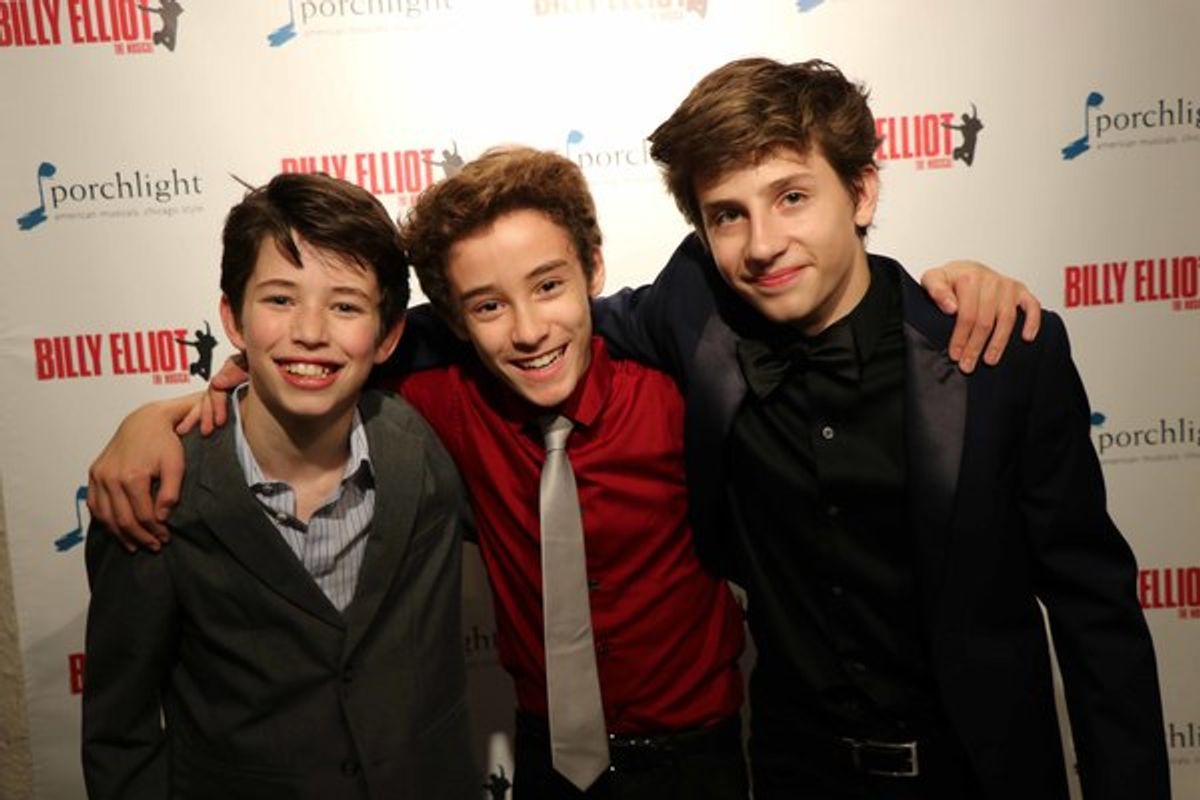 Jacob Kaiser, Peyton Owen and Lincoln Seymour at 