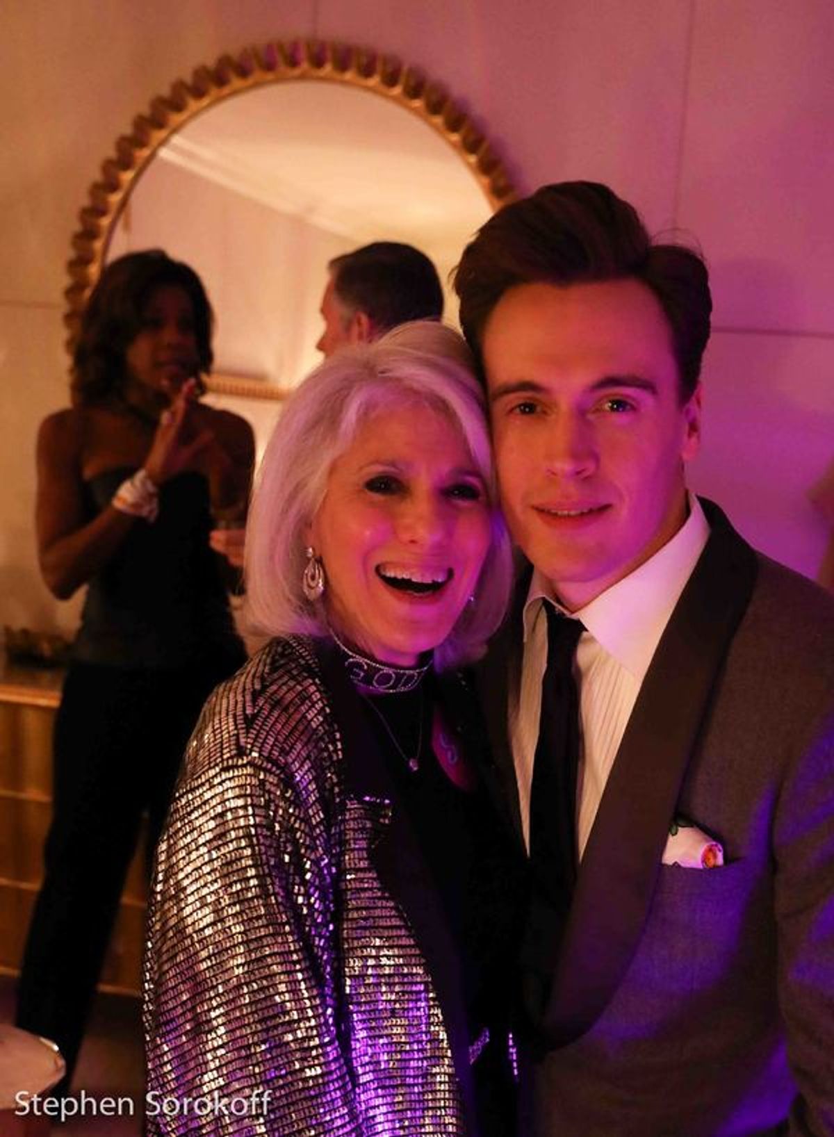 Jamie deRoy & erich Bergen at 