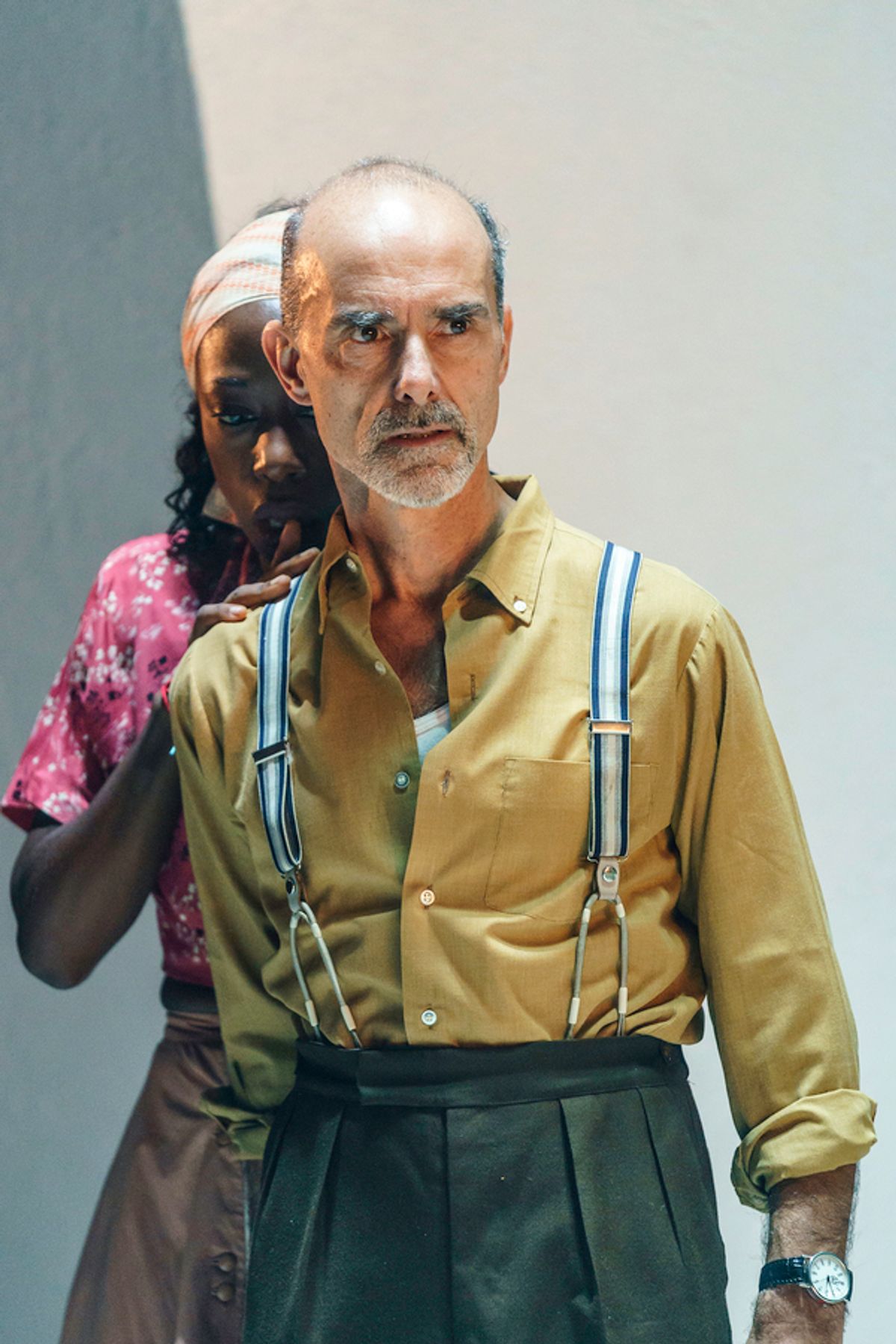 Nikki Amuka-Bird and Finbar Lynch at 