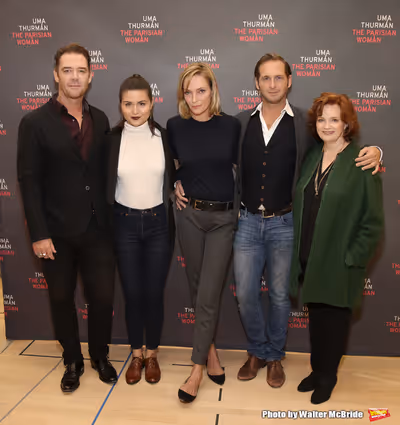 Marton Csokas, Phillipa Soo, Uma Thurman, Josh Lucas and Blair Brown Photo