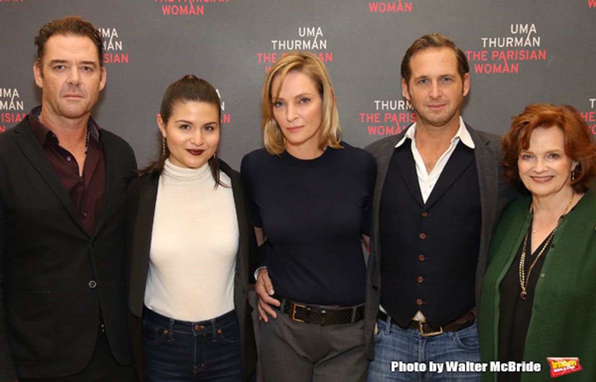 Marton Csokas, Phillipa Soo, Uma Thurman, Josh Lucas and Blair Brown at 