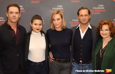 Marton Csokas, Phillipa Soo, Uma Thurman, Josh Lucas and Blair Brown Photo