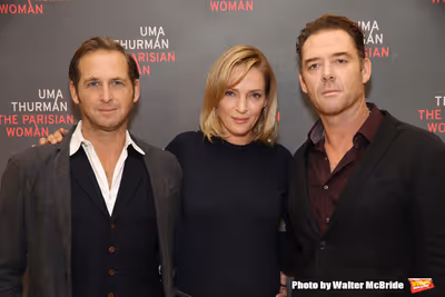 Josh Lucas, Uma Thurman and Marton Csoka Photo