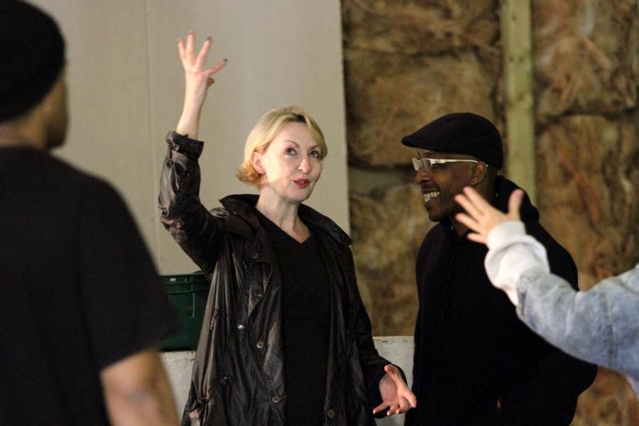in rehearsals for Phoenix Rising