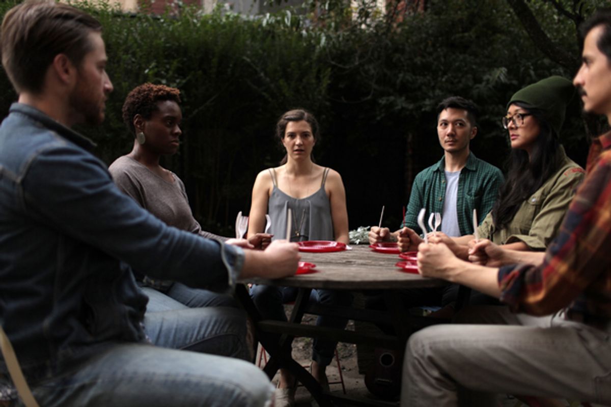 Patrick Andrew Jones, Stephanie Weeks, Phoebe Dunn, Chris Ignacio, Satomi Blair, Michael Vitaly Sazonov at 