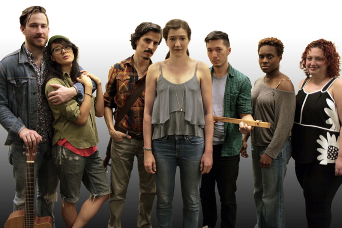 Patrick Andrew Jones, Satomi Blair, Michael Vitaly Sazonov, Phoebe Dunn, Chris Ignacio, Stephanie Weeks, Hallie Hadara at 