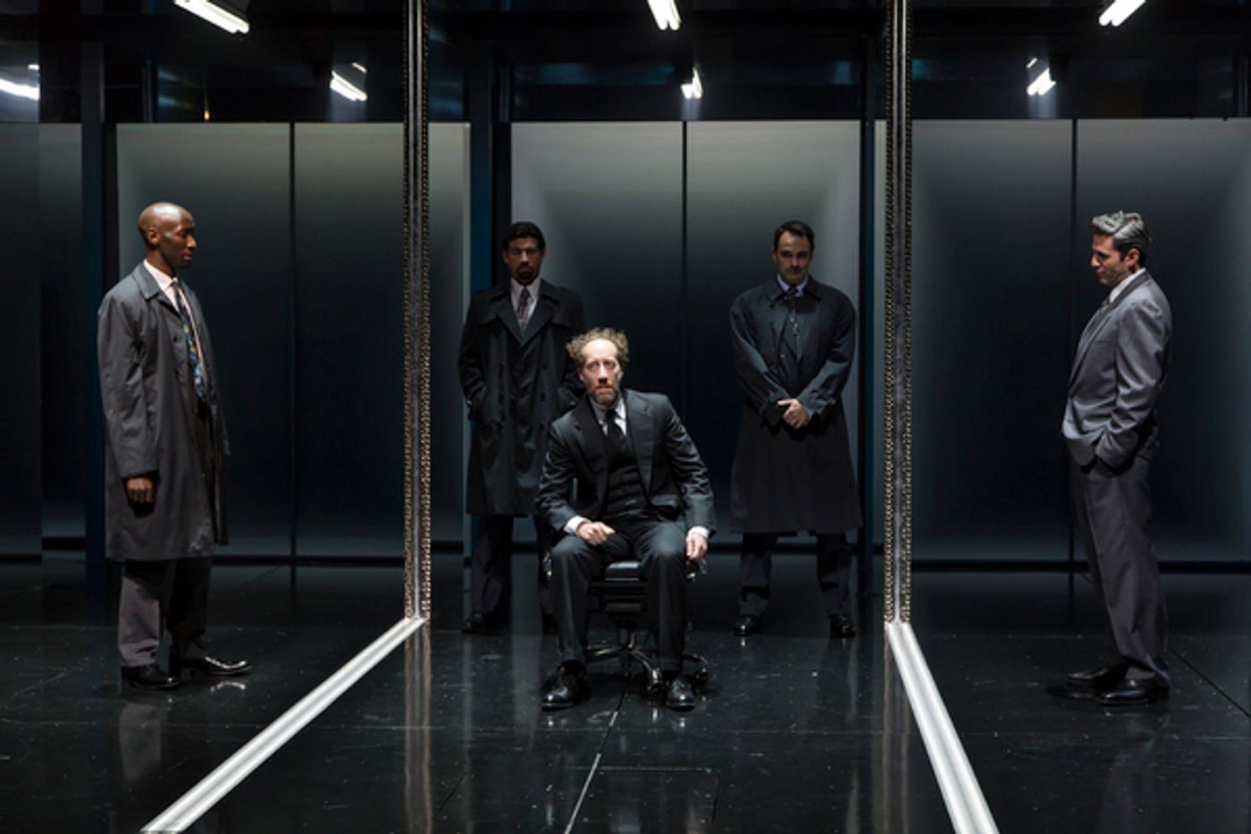 Photo Flash: First Look at Steven Pasquale and More in Ayad Akhtar's JUNK on Broadway Photo Flash: First Look at Steven Pasquale and More in Ayad Akhtar's JUNK on Broadway Image