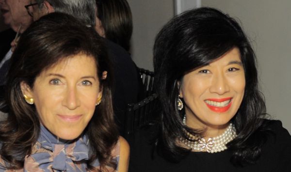 Linda E. Johnson and Andrea Jung Photo