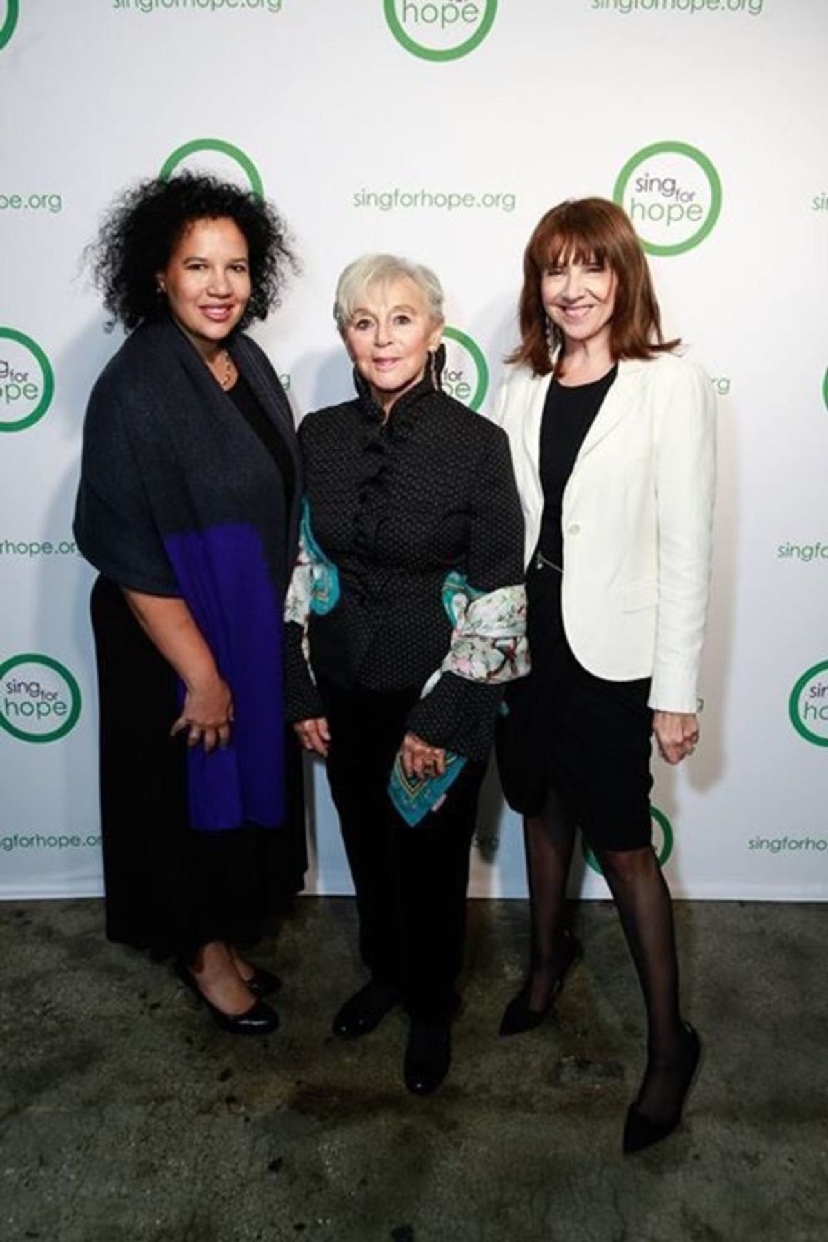 Eleanor Tatum, Eva Haller, Kim Brizzolara at 