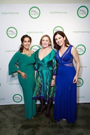 Monica Yunus, Camille Zamora & Ann Ziff Photo