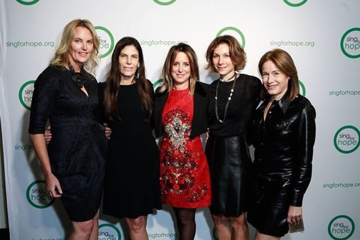 Aline Shapiro, Lauren Geller, Margie Loeb, Daryl Simon, Julie Bernstein at 
