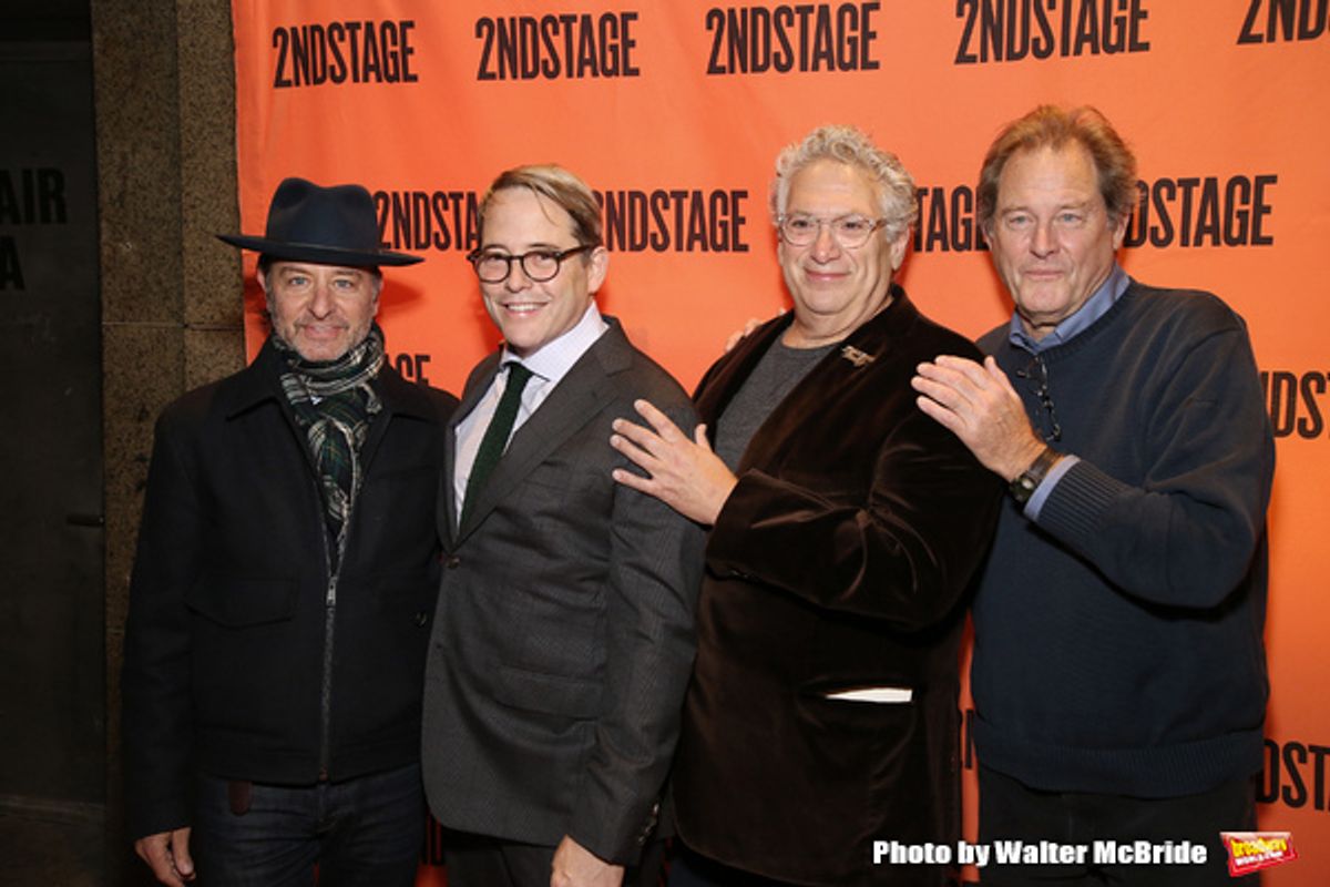 Fisher Stevens, Matthew Broderick, Harvey Fierstein and Brian Kerwin at 