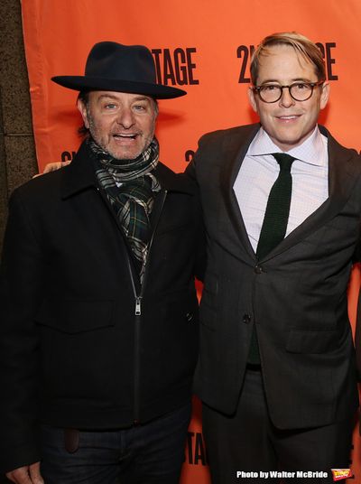 Fisher Stevens and Matthew Broderick Photo