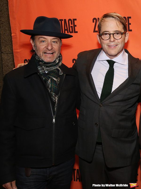 Fisher Stevens and Matthew Broderick Photo