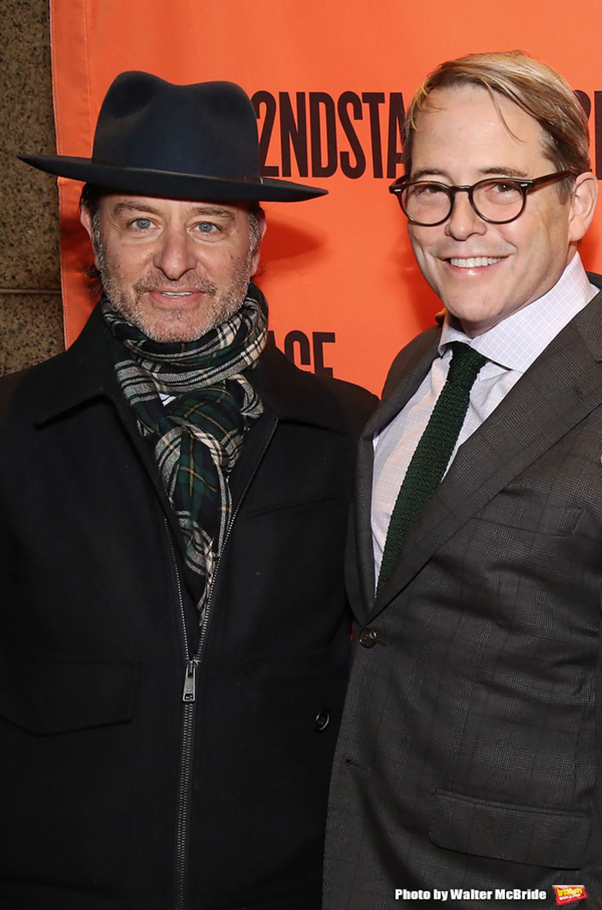 Fisher Stevens and Matthew Broderick  at 