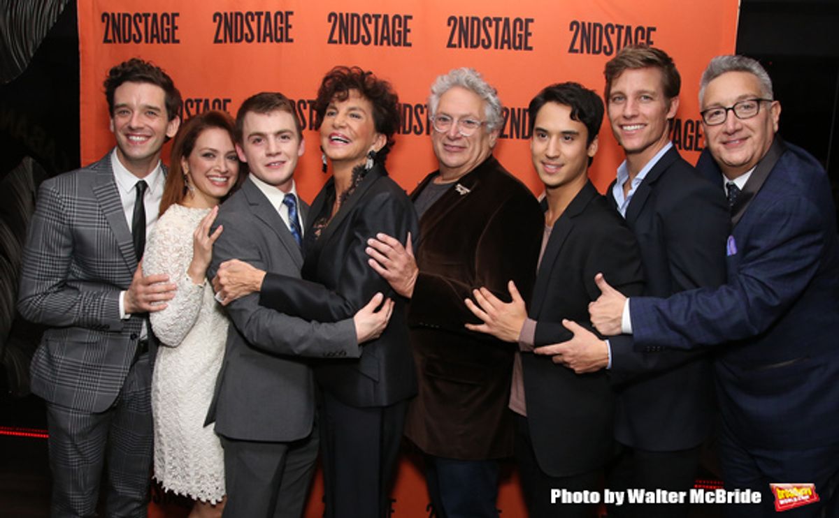 Michael Urie, Roxanna Hope Radja, Jack DiFalco, Mercedes Ruehl, Harvey Fierstein, Michael Rosen, Ward Horton and Moises Kaufman at 