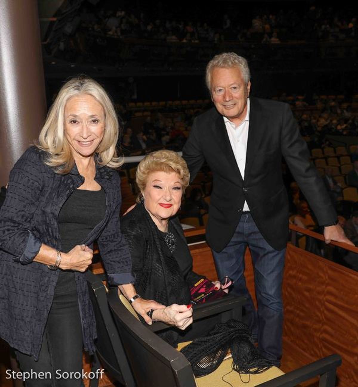 Eda Sorokoff, Marilyn Maye, Stephen Sorokoff at 