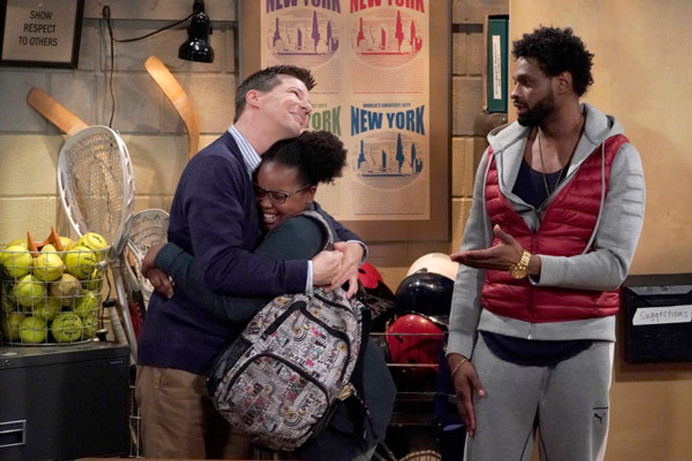 Photo Flash: First Look - Leslie Jordan, Max Greenfield Guest on NBC's WILL & GRACE  Image