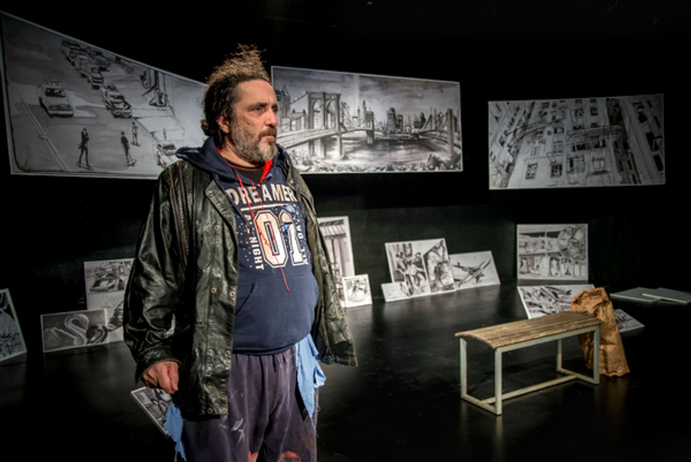 Photo Flash: First Look at Robert Galinsky in 'THE BENCH' Off-Broadway  Image