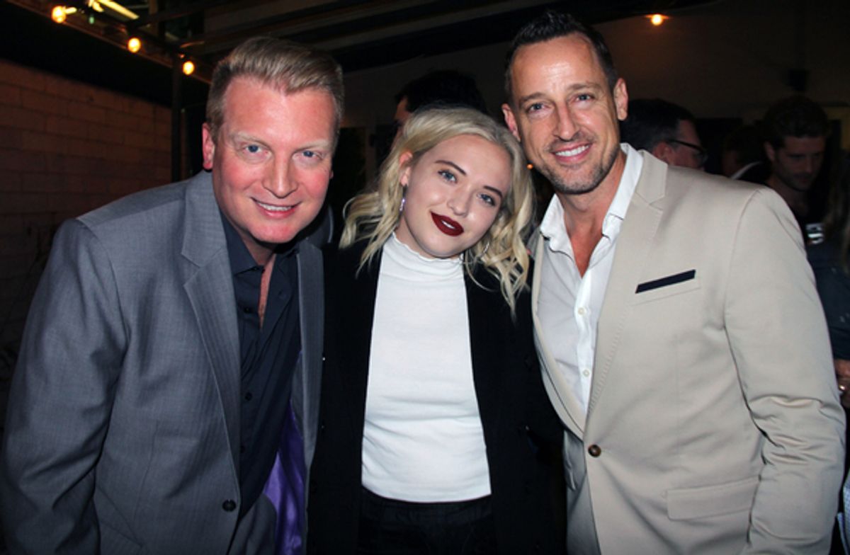 Kris Lythgoe, Lauren Taylor, Josh Adamson at 