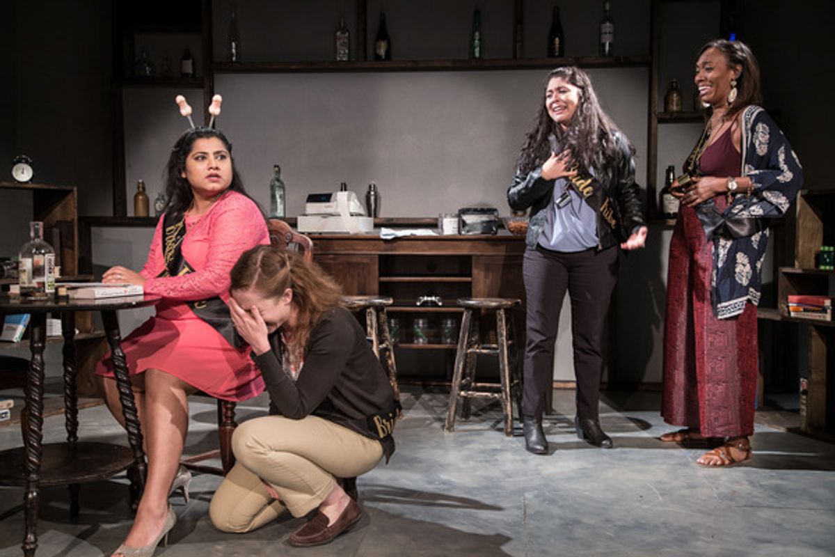 Priya Mohanty, Tara Bouldry, Selene Perez and Brianna Buckley at 