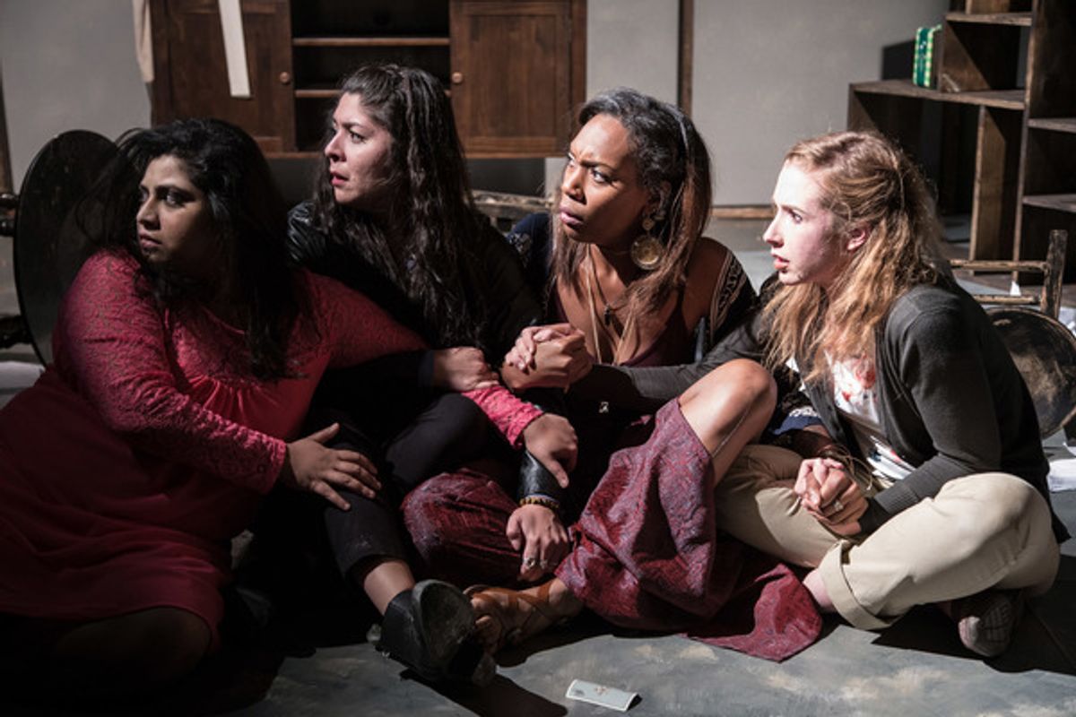 Priya Mohanty, Selene Perez, Brianna Buckley and Tara Bouldry at 