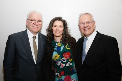 Steve Martin and Edie Brickell and Walter Bobbie Photo