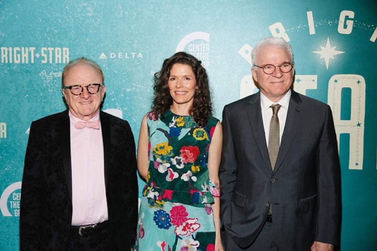 Peter Asher, Edie Brickell and Steve Martin  at 