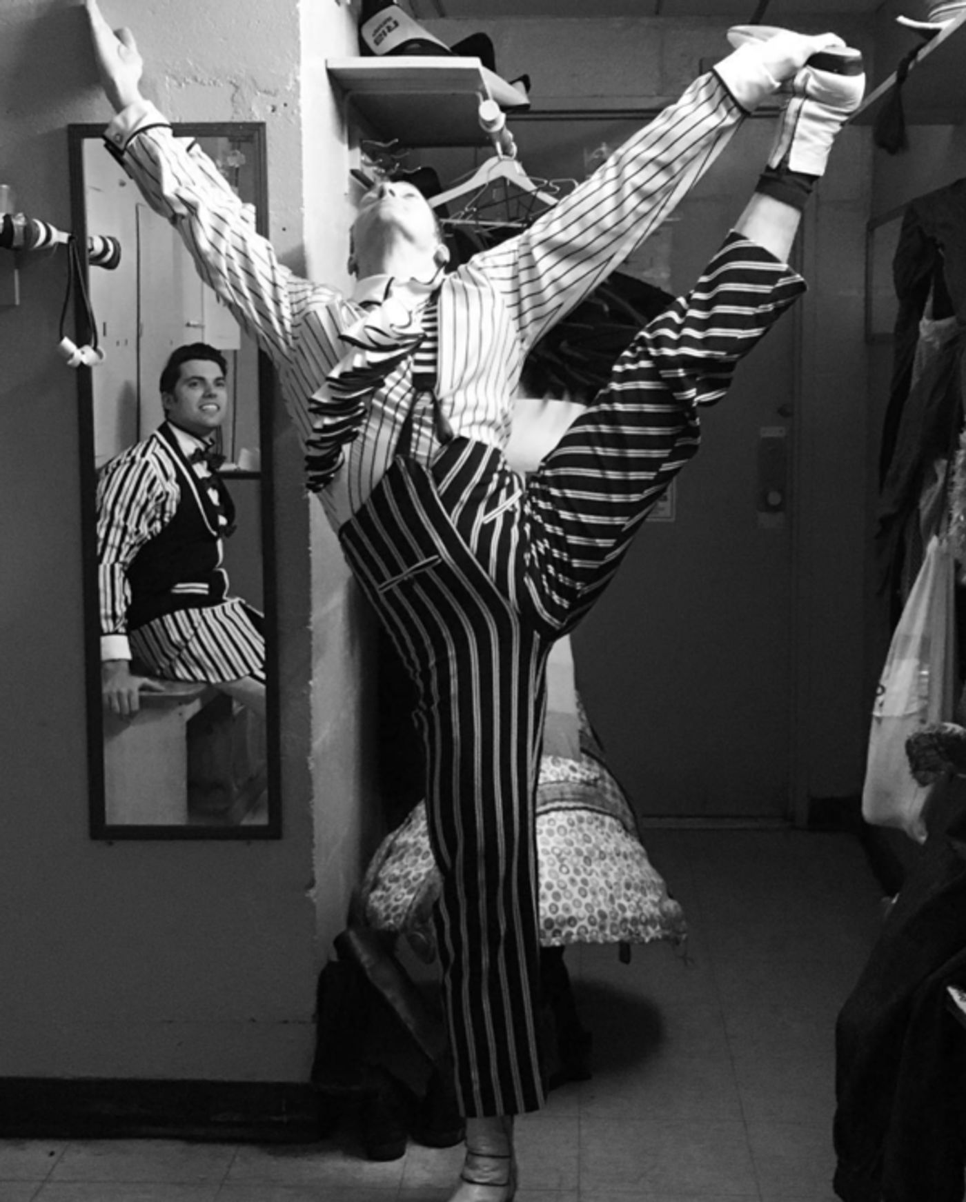 Photo Flash: More Hot Pies! SWEENEY TODD Pops in for a Two Show Day, and More Saturday Intermission Pics!  Image