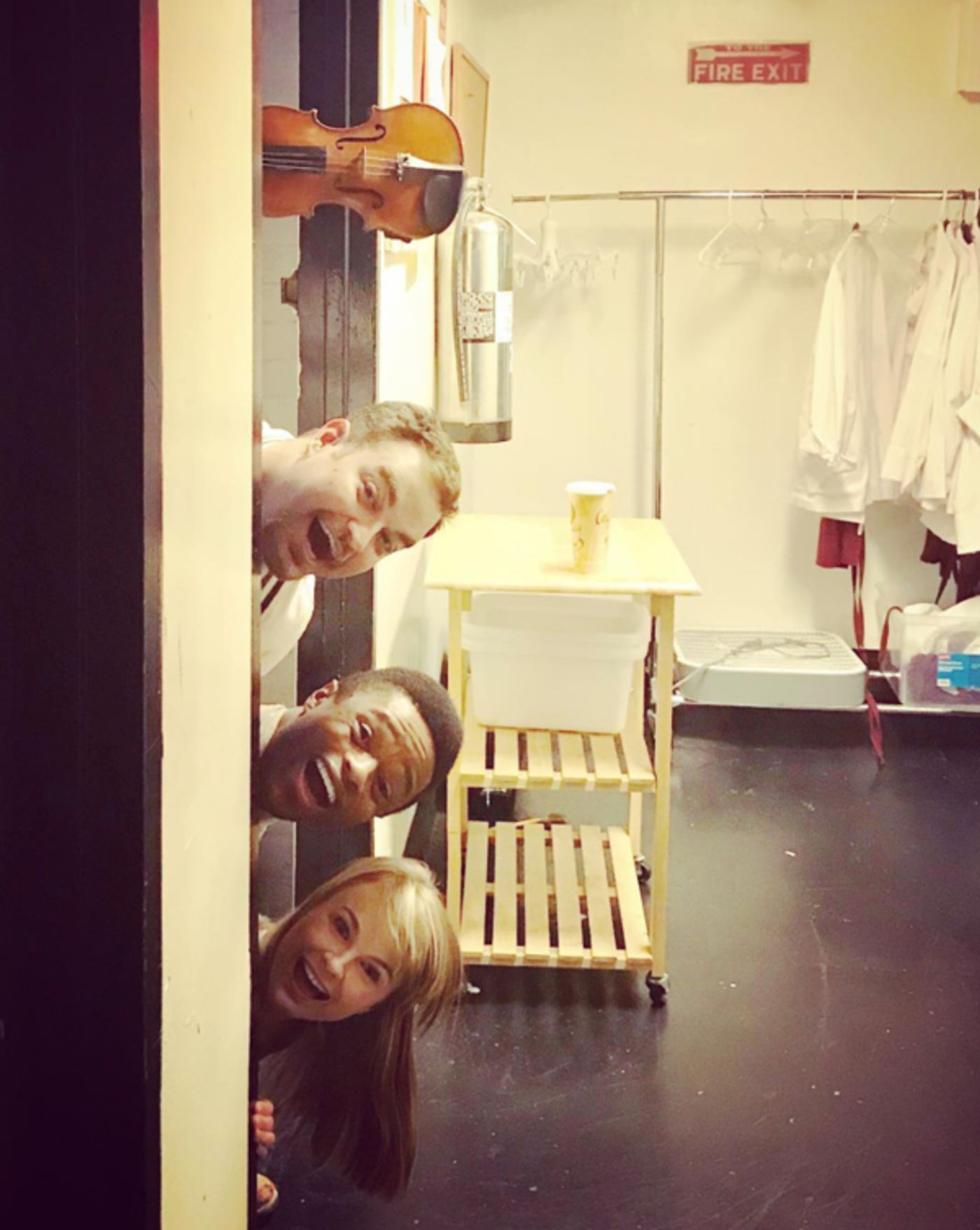 Photo Flash: More Hot Pies! SWEENEY TODD Pops in for a Two Show Day, and More Saturday Intermission Pics!  Image