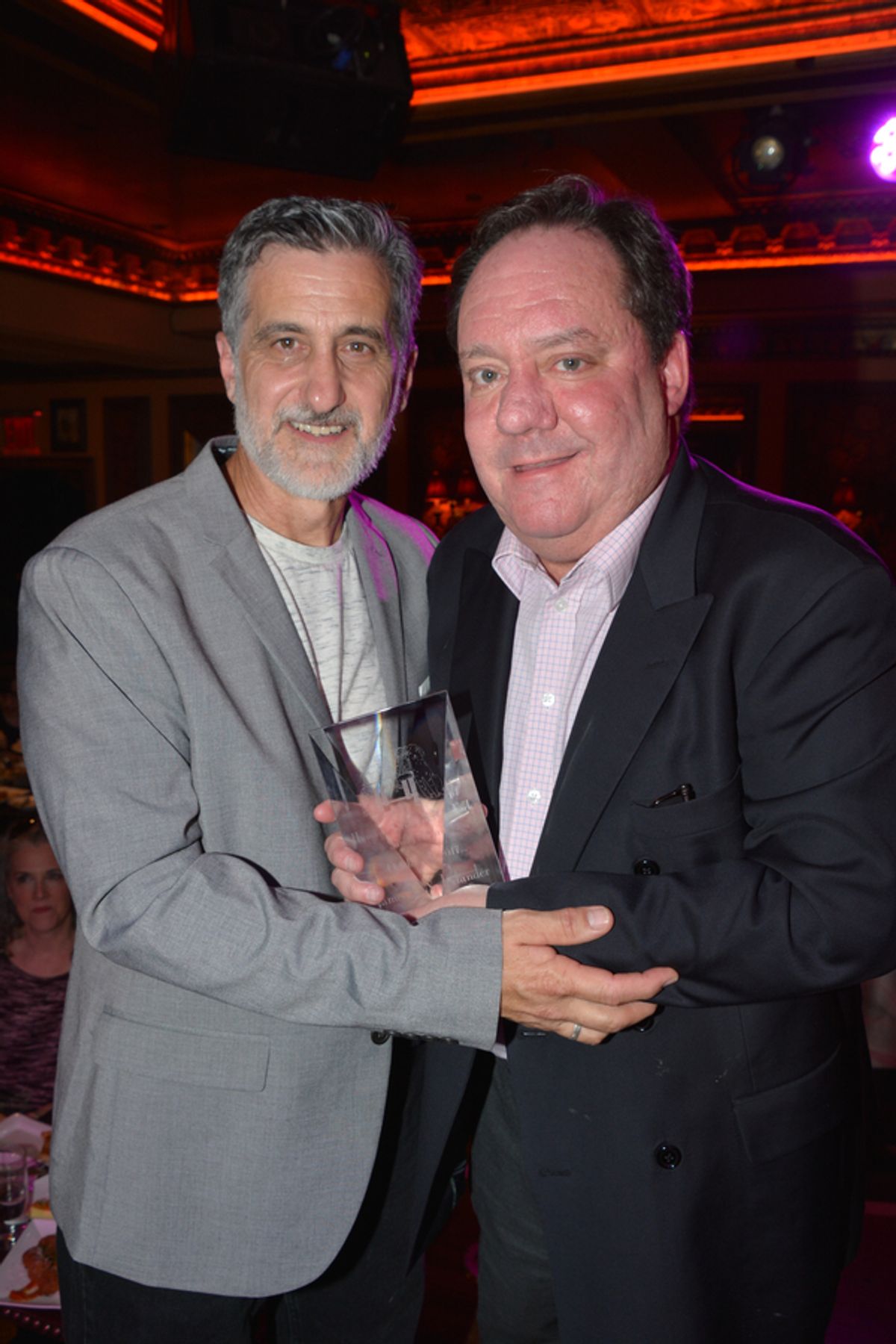 Bill Beloni and James L. Nederlander at 