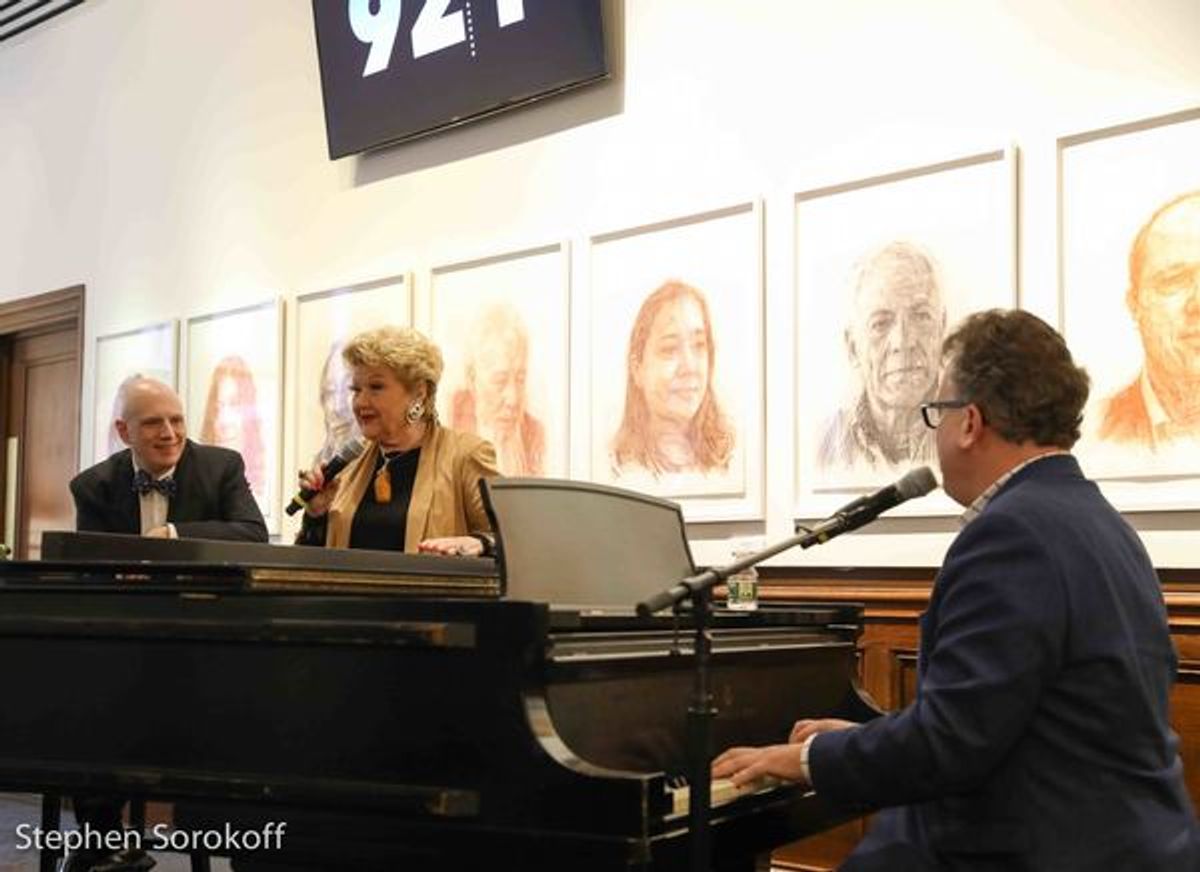 Will Friedwald, Marilyn Maye, Billy Stritch at 