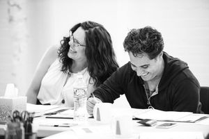 Giovanna Sardelli and Rajiv Joseph @ BroadwayWorld Giovanna Sardelli and Rajiv Joseph Photo