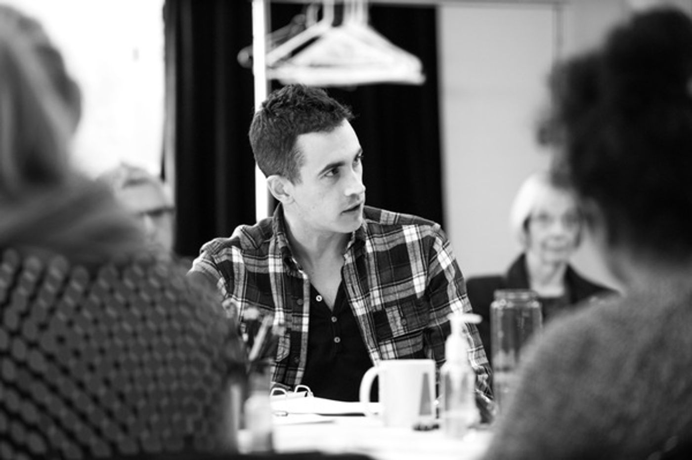 Photo Flash: In Rehearsal for Rajiv Joseph's DESCRIBE THE NIGHT at Atlantic Theater Company  Image