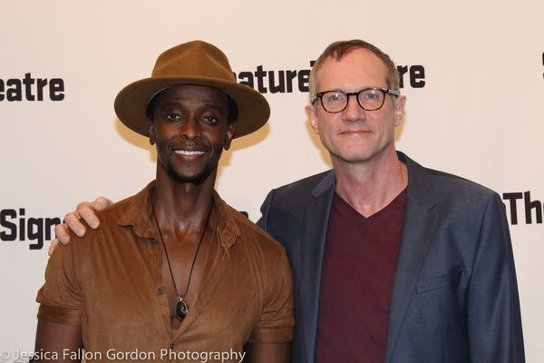 Edi Gathegi and Mark Brokaw Photo